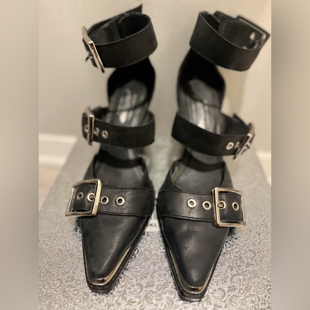 Jeffrey Campbell Free People Black Booties Size 8